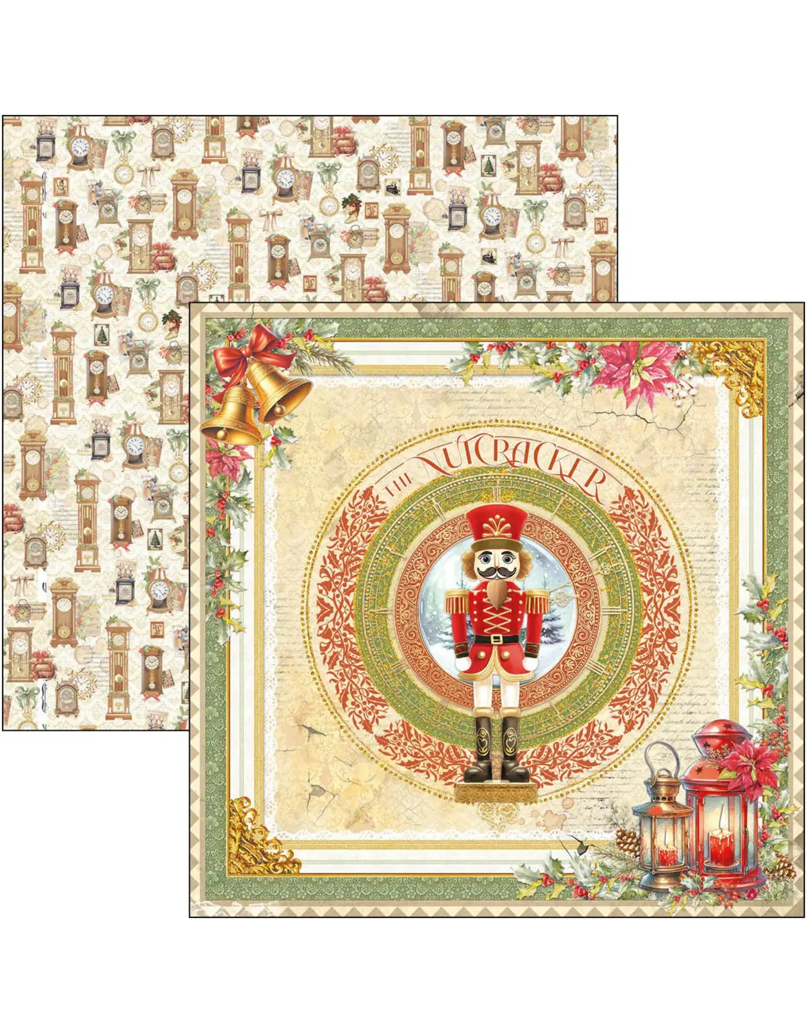 CIAO BELLA CIAO BELLA THE NUTCRACKER 8x8 PAPER PAD 12 SHEETS