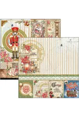 CIAO BELLA CIAO BELLA THE NUTCRACKER 12x12 PAPER PAD 12 SHEETS