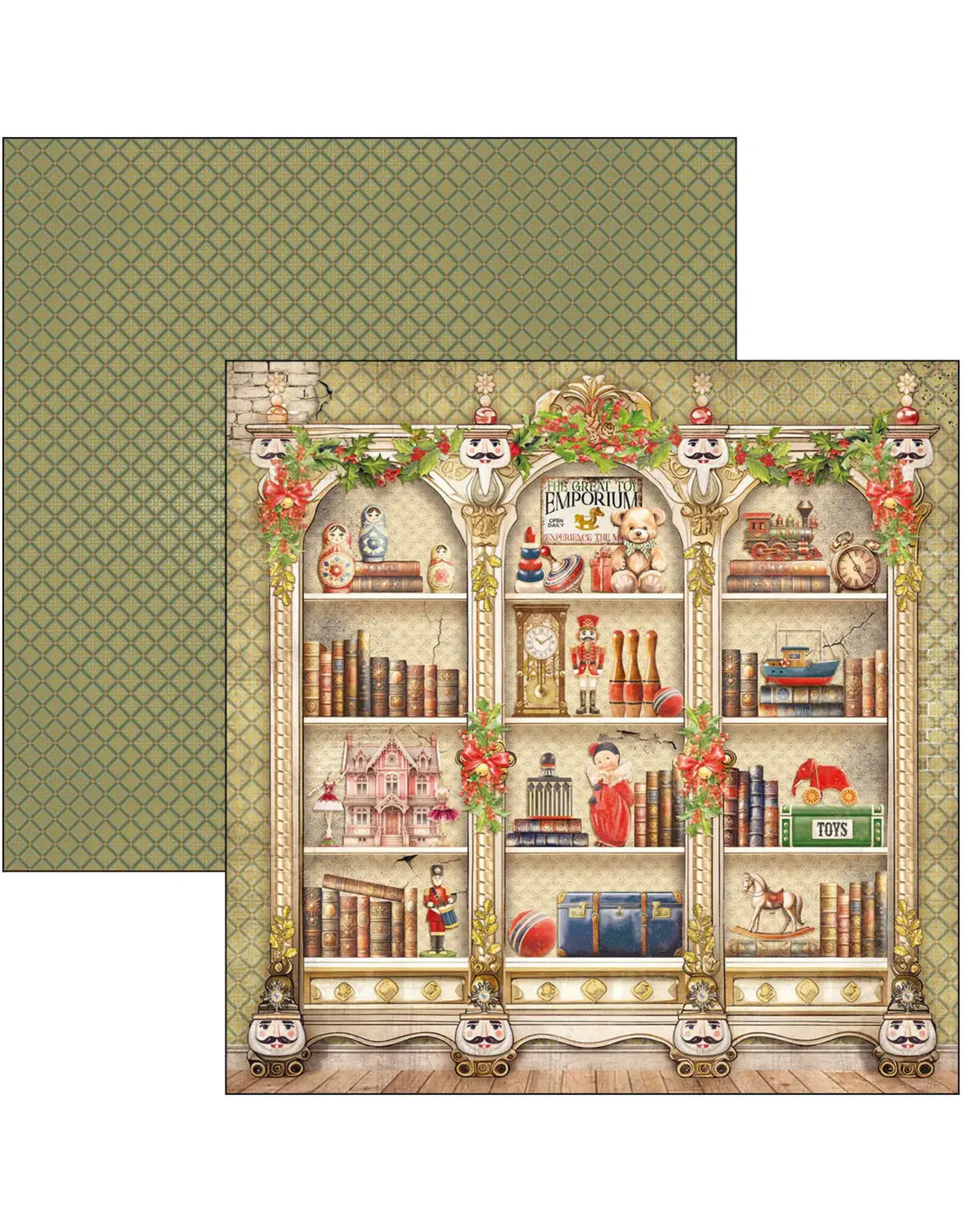 CIAO BELLA CIAO BELLA THE NUTCRACKER 12x12 PAPER PAD 12 SHEETS