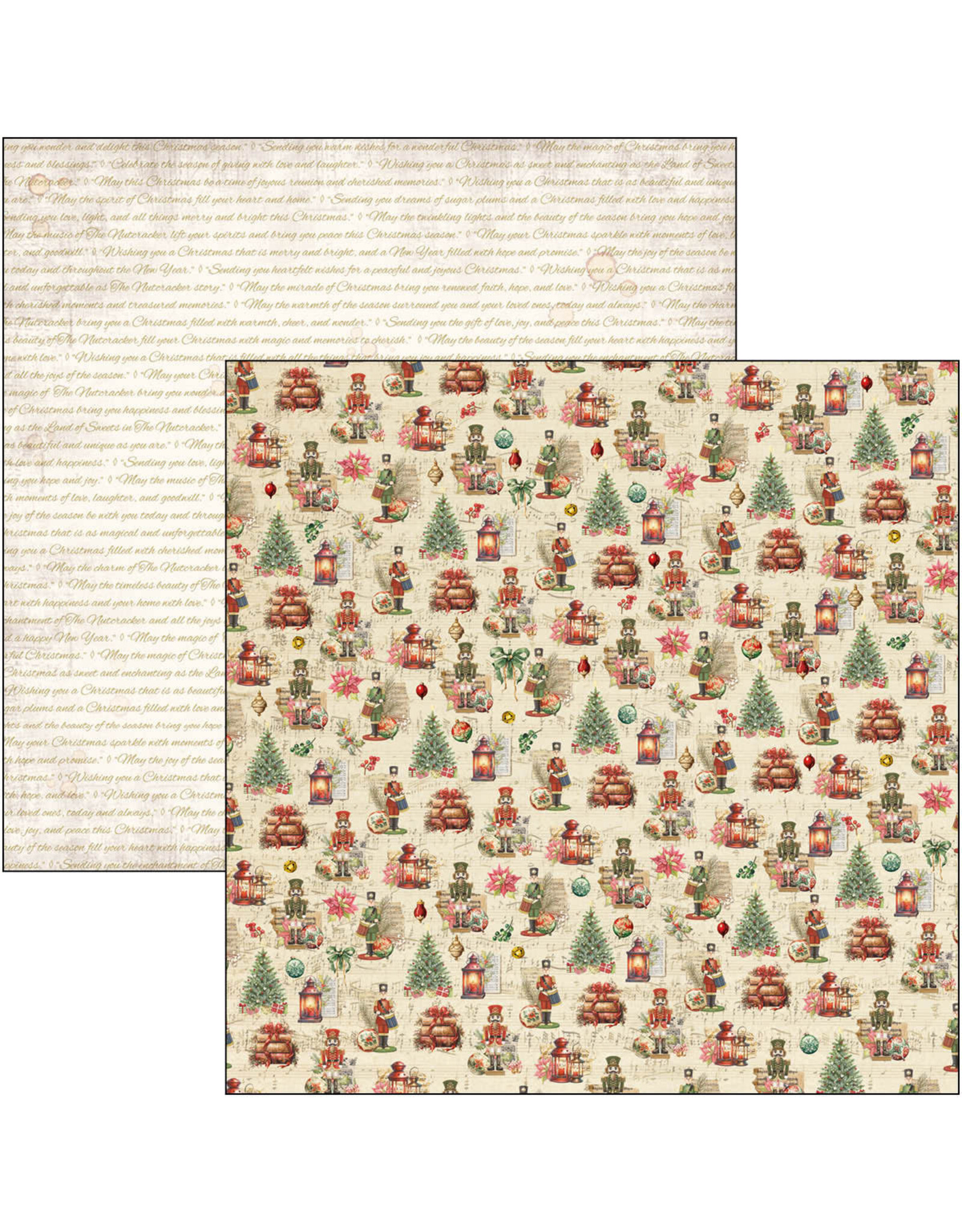 CIAO BELLA CIAO BELLA THE NUTCRACKER 12x12 PAPER PAD 12 SHEETS