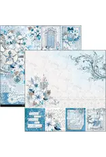 CIAO BELLA CIAO BELLA ELEGANCE OF BLUE 12x12 PAPER PAD 12 SHEETS