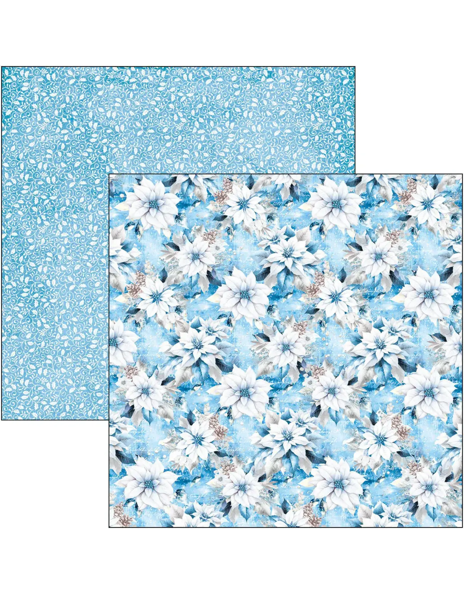 CIAO BELLA CIAO BELLA ELEGANCE OF BLUE 12x12 PAPER PAD 12 SHEETS