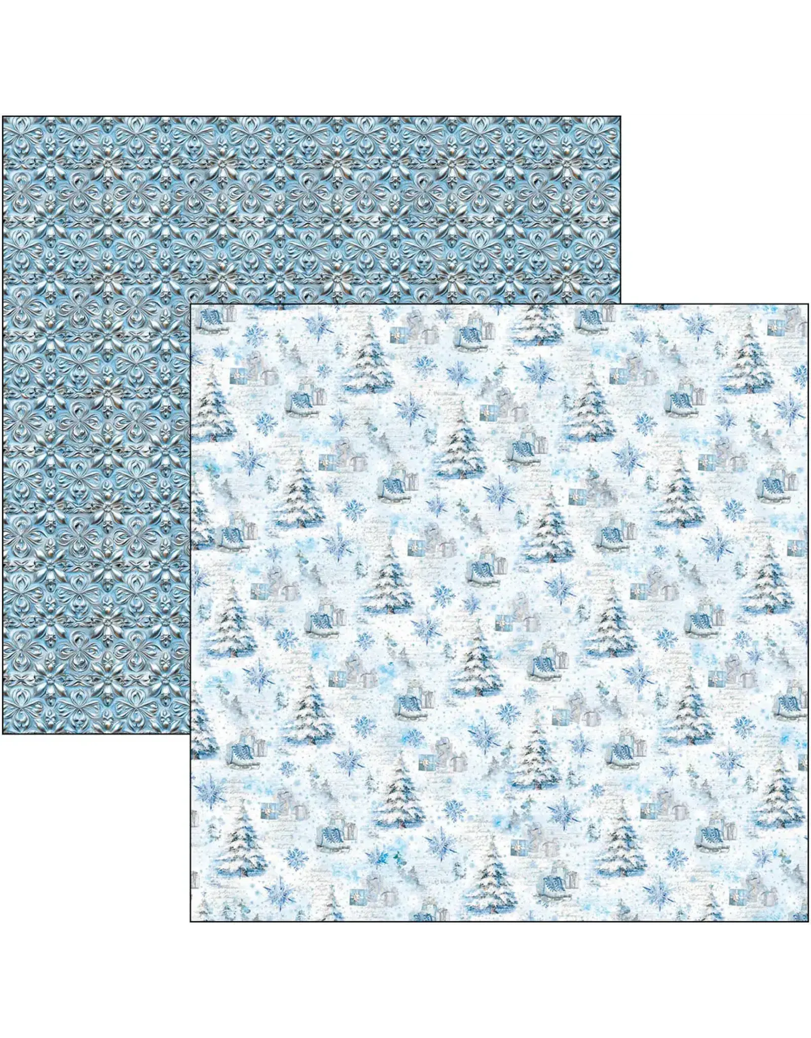 CIAO BELLA CIAO BELLA ELEGANCE OF BLUE 12x12 PAPER PAD 12 SHEETS