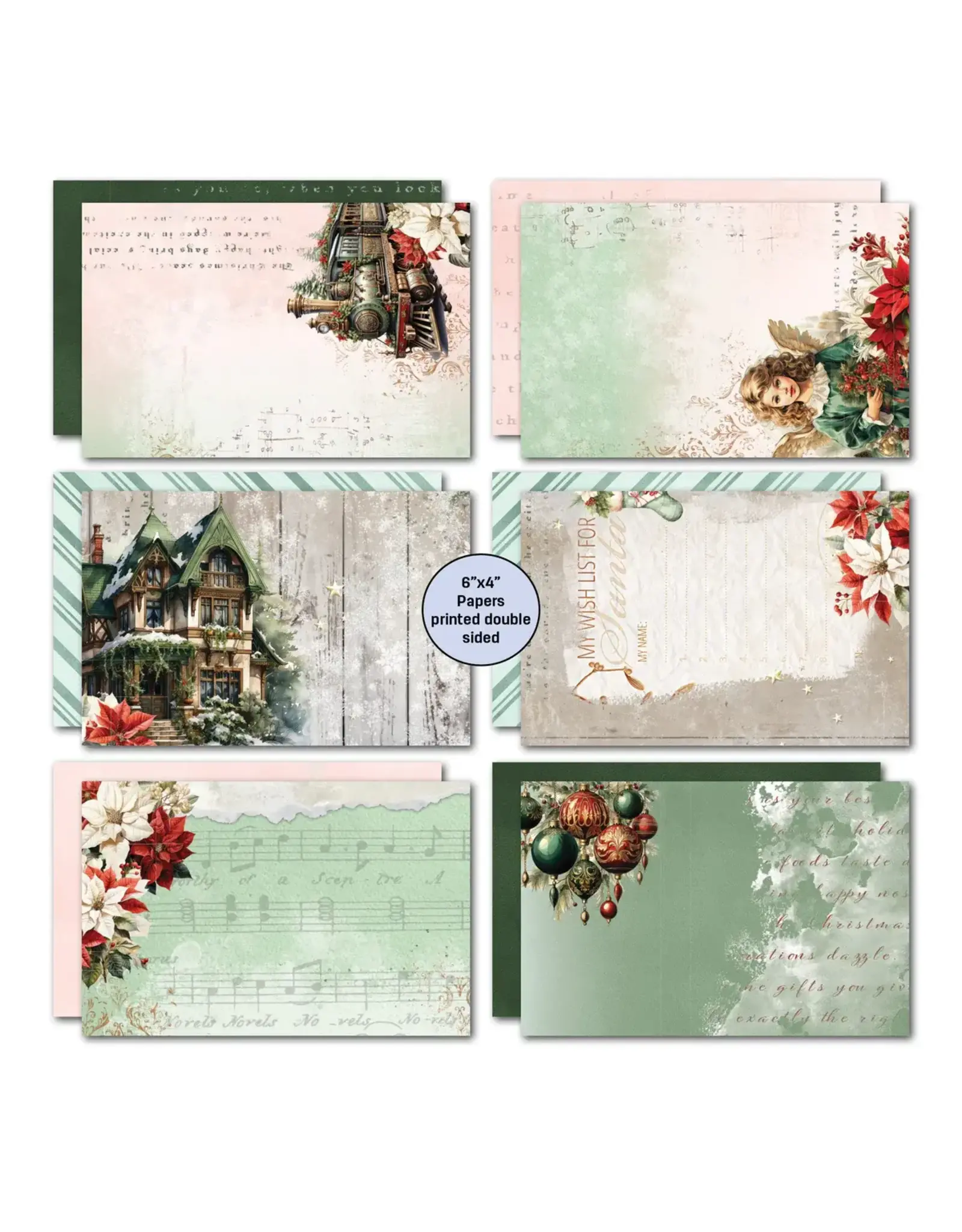 3QUARTER DESIGNS 3QUARTER DESIGNS XMAS MAGIC COLLECTION 6x4 CARDMAKING PACK