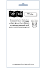 WOW! WOW! WHITE FAB FOIL 1Mx10CM