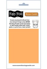 WOW! WOW! ROSE GOLD FAB FOIL 1Mx10CM