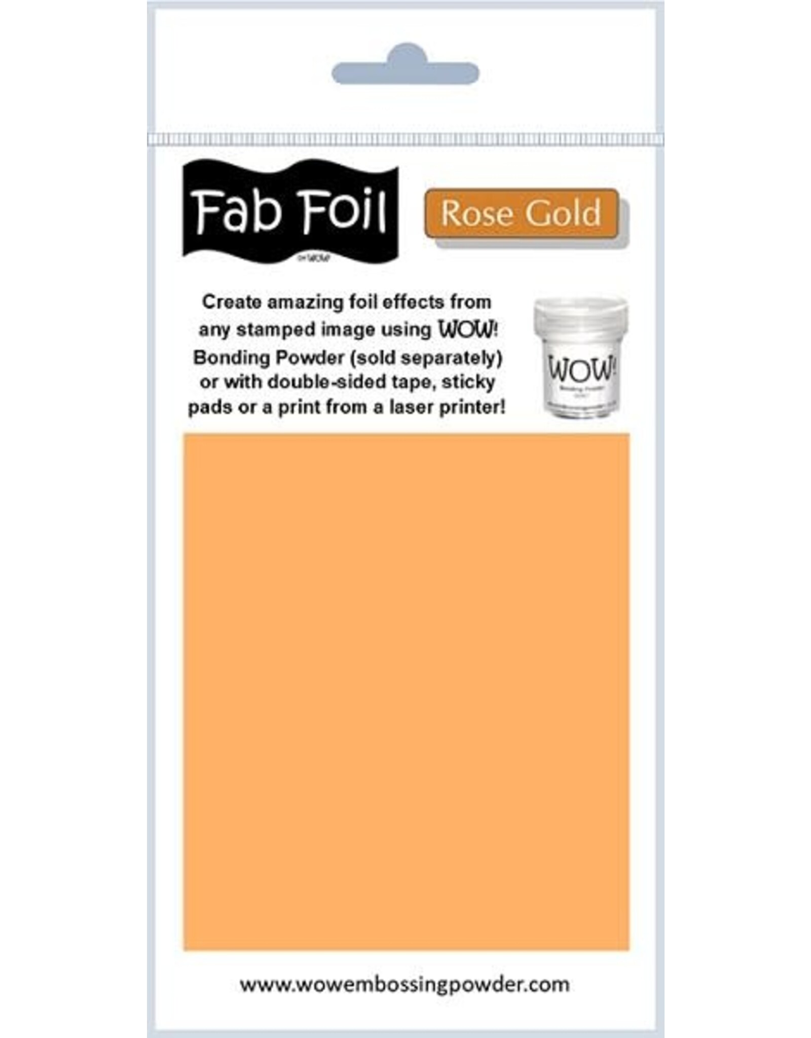 WOW! WOW! ROSE GOLD FAB FOIL 1Mx10CM