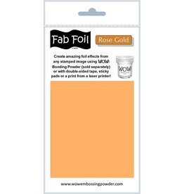 WOW! WOW! ROSE GOLD FAB FOIL 1Mx10CM