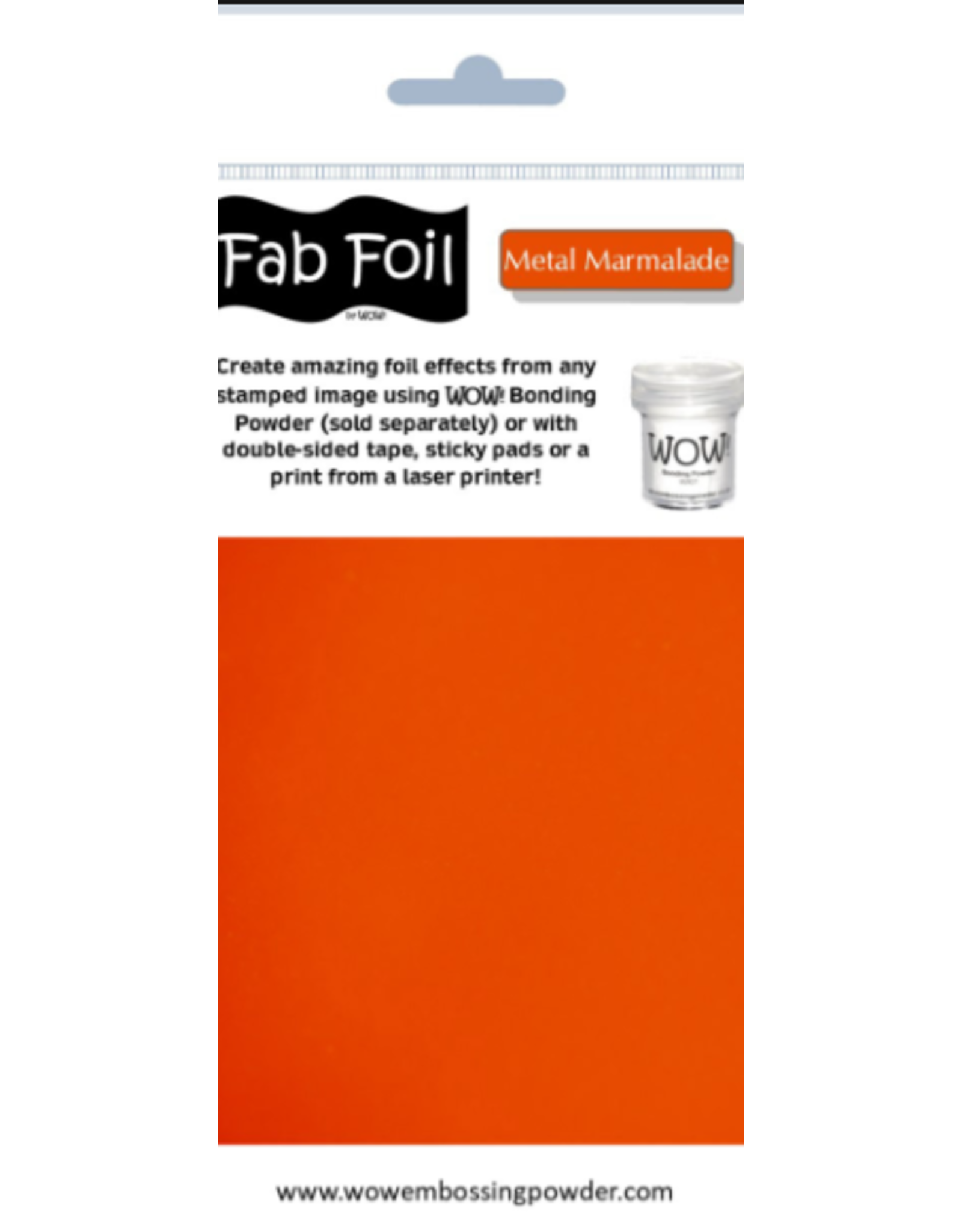 WOW! WOW! METAL MARMALADE FAB FOIL 1Mx10CM