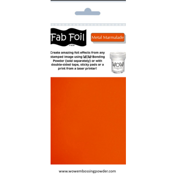 WOW! WOW! METAL MARMALADE FAB FOIL 1Mx10CM