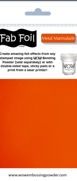 WOW! WOW! METAL MARMALADE FAB FOIL 1Mx10CM