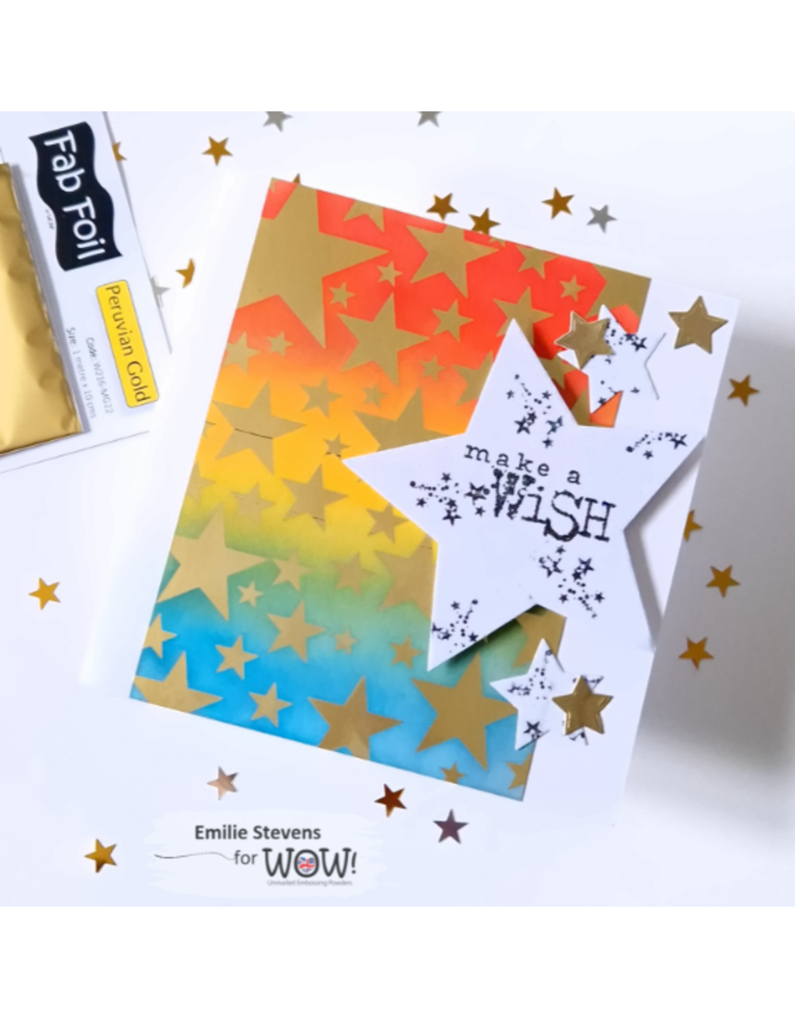 WOW! WOW! PERUVIAN GOLD FAB FOIL 1Mx10CM