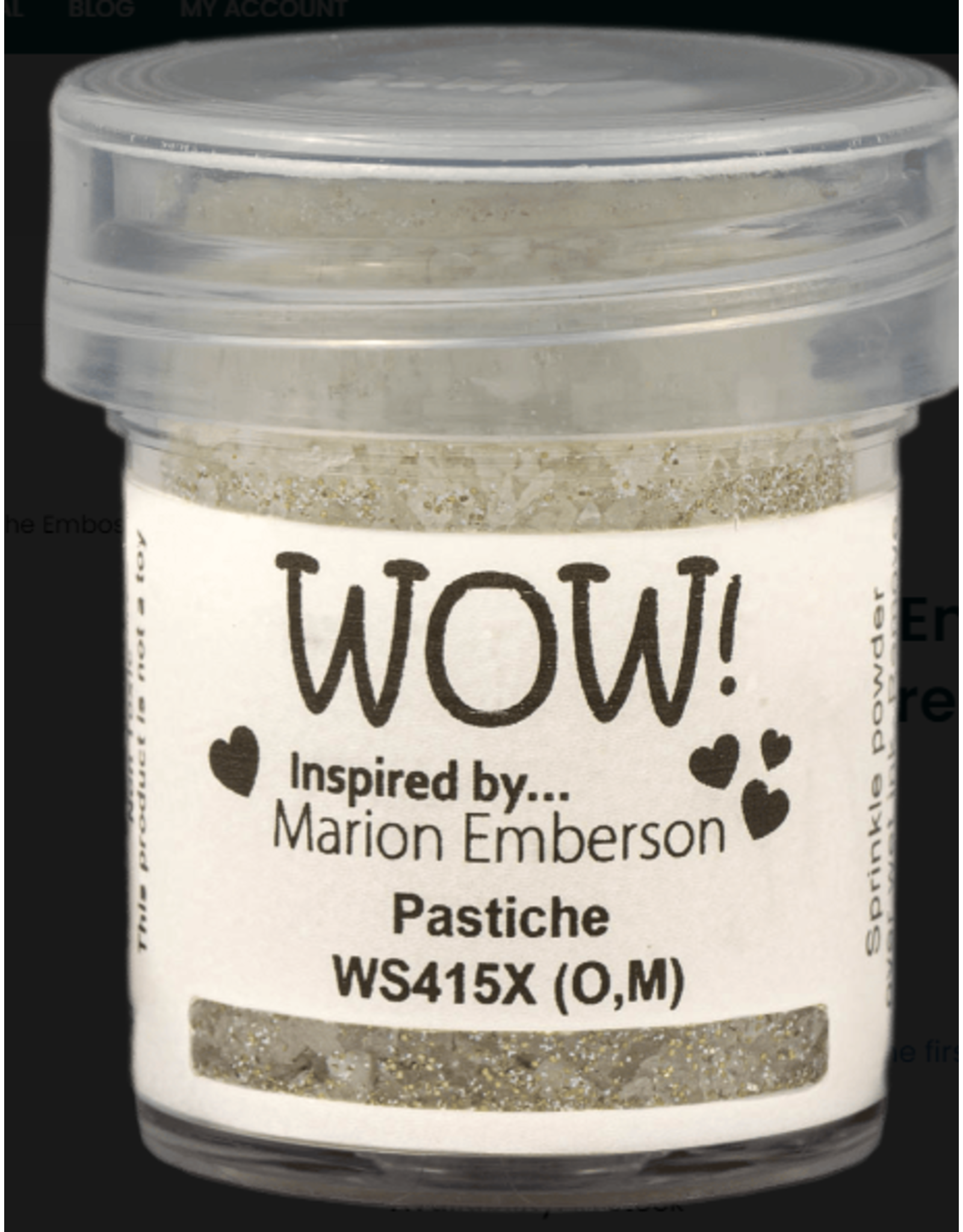 WOW! WOW! MARION EMBERSON PASTICHE EMBOSSING GLITTER 0.5OZ
