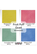 WOW! WOW! QUAD FRUIT PUFFS EMBOSSING PUFF POWDER COLLECTION
