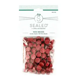 SPELLBINDERS SPELLBINDERS SEALED 3D CHRISTMAS COLLECTION CANDY APPLE WAX BEADS 100/PK