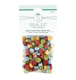 SPELLBINDERS SPELLBINDERS SEALED 3D CHRISTMAS COLLECTION MUST-HAVE MIX AUTUMN WAX BEADS 100/PK