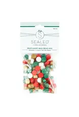 SPELLBINDERS SPELLBINDERS SEALED 3D CHRISTMAS COLLECTION MUST-HAVE MIX CHRISTMAS WAX BEADS 100/PK