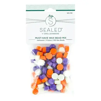SPELLBINDERS SPELLBINDERS SEALED 3D CHRISTMAS COLLECTION MUST-HAVE MIX HALLOWEEN WAX BEADS 100/PK