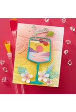 SPELLBINDERS SPELLBINDERS HAPPY HOUR COLLECTION LUSH LEAVES 3D EMBOSSING FOLDER