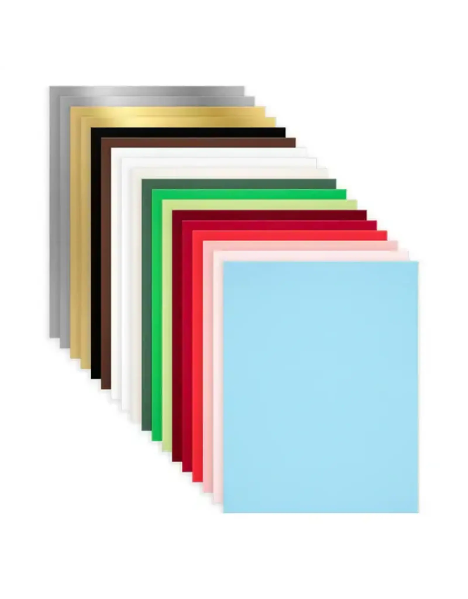 SPELLBINDERS SPELLBINDERS MAKE IT MERRY COLLECTION MAKE IT MERRY CARDSTOCK PACK 8.5x11 18/PK