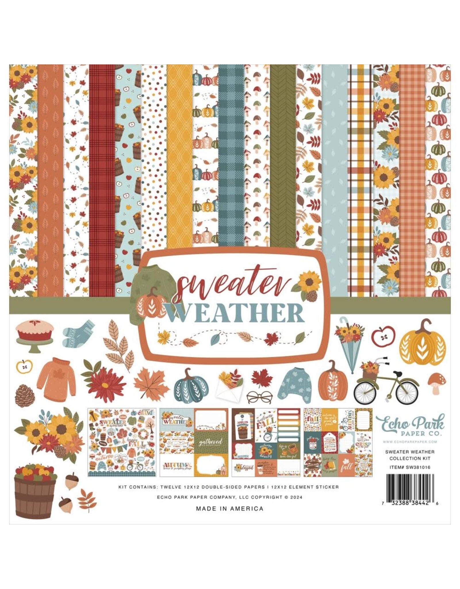 ECHO PARK PAPER ECHO PARK SWEATER WEATHER 12x12 COLLECTION KIT