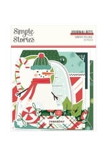 SIMPLE STORIES SIMPLE STORIES SANTA'S VILLAGE JOURNAL BITS & PIECES 24/PK