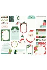 SIMPLE STORIES SIMPLE STORIES SANTA'S VILLAGE JOURNAL BITS & PIECES 24/PK