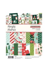 SIMPLE STORIES SIMPLE STORIES SANTA'S VILLAGE 6x8 PAPER PAD 24 SHEETS