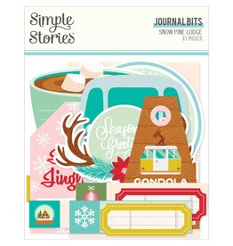 SIMPLE STORIES SIMPLE STORIES SNOW PINE LODGE JOURNAL BITS & PIECES 31/PK