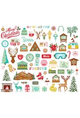 SIMPLE STORIES SIMPLE STORIES SNOW PINE LODGE ICONS BITS & PIECES 63/PK