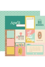 SIMPLE STORIES SIMPLE STORIES NOTEWORTHY APRIL 12x12 CARDSTOCK