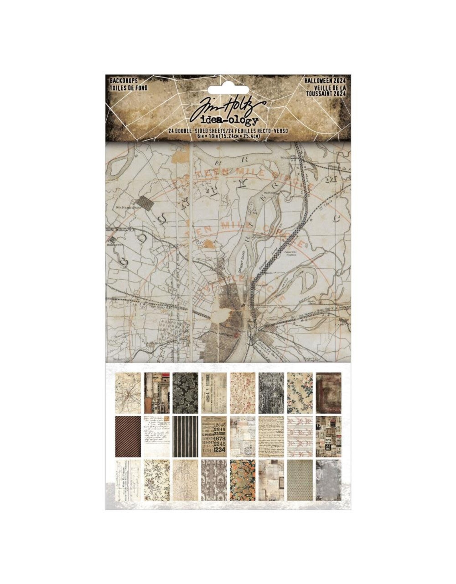 ADVANTUS ADVANTUS TIM HOLTZ IDEA-OLOGY 6x10 HALLOWEEN 2024 BACKDROPS 24/PK