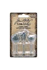 ADVANTUS ADVANTUS TIM HOLTZ IDEA-OLOGY HALLOWEEN FIGURE STANDS METAL EMBELLISHMENTS 6PC