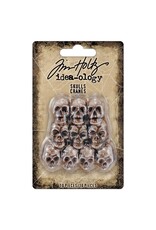 ADVANTUS ADVANTUS TIM HOLTZ IDEA-OLOGY HALLOWEEN SKULLS METAL EMBELLISHMENTS 10PC