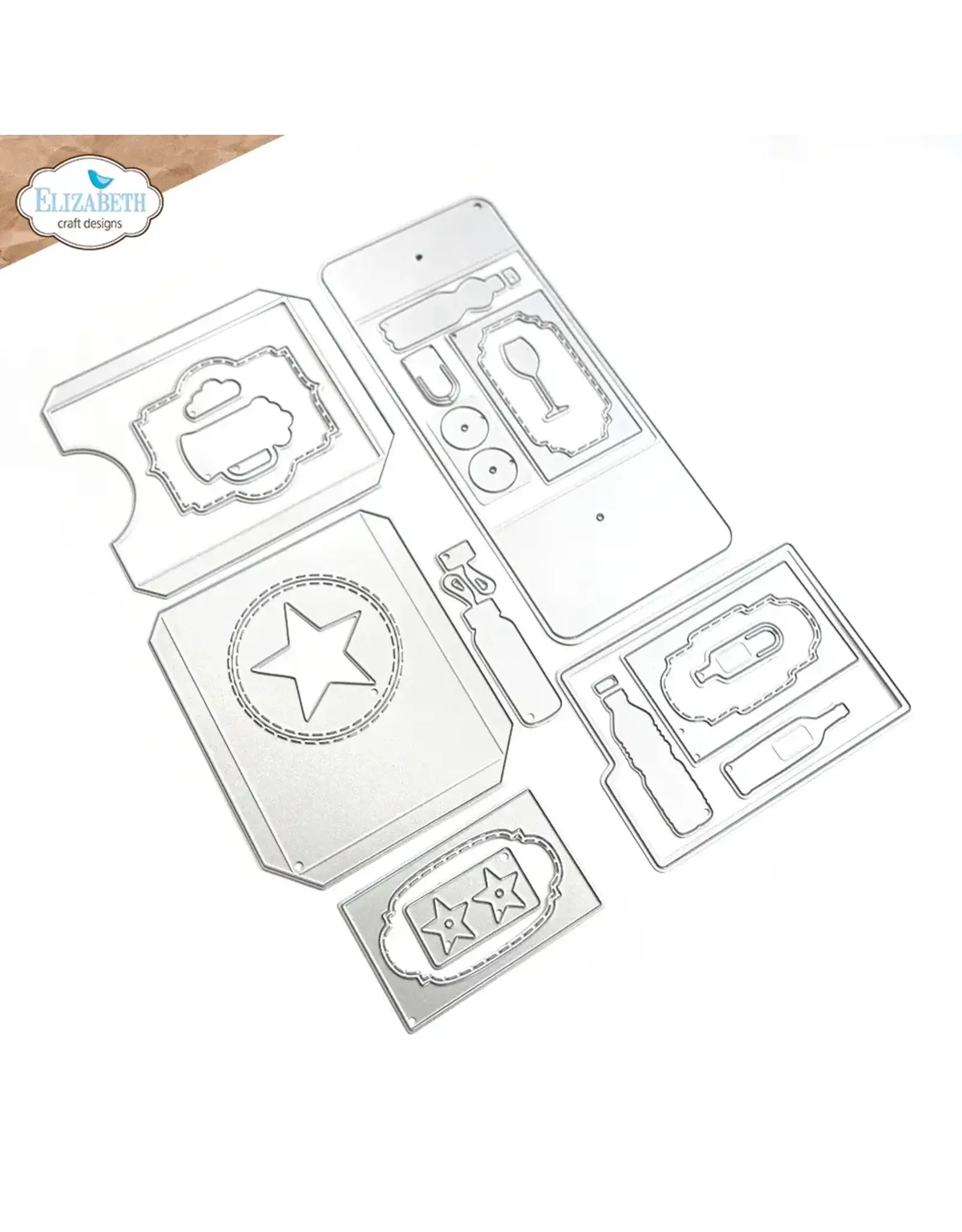 ELIZABETH CRAFT DESIGNS ELIZABETH CRAFT DESIGNS PLANNER ESSENTIALSTHE POCKETS 1 DIE SET