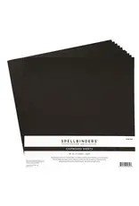 SPELLBINDERS SPELLBINDERS STORYTELLING COLLECTION 12x12 BLACK CHIPBOARD SHEETS 10/PK