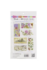 STAMPENDOUS STAMPENDOUS FRAN'S SLIM ACRYLIC HANDLE STAMPING BLOCK