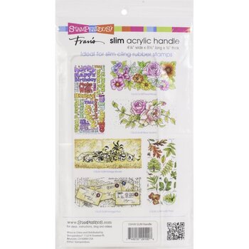STAMPENDOUS FRAN'S SLIM ACRYLIC HANDLE STAMPING BLOCK