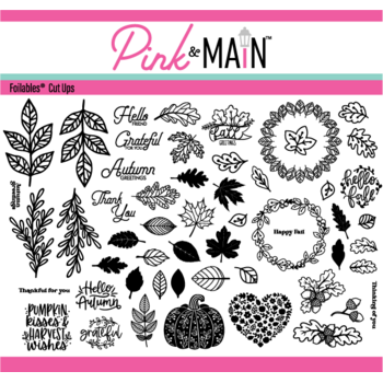 PINK & MAIN PINK & MAIN FOILABLES FALL LEAVES CUT UPS