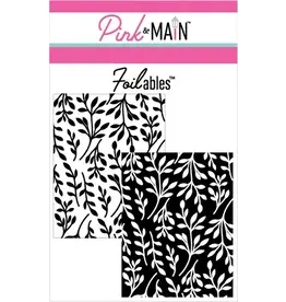 PINK & MAIN PINK & MAIN FOILABLES LEAFY BRANCHES PANELS