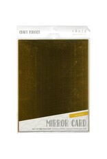 TONIC TONIC STUDIOS MIRROR CARD HIGH GLOSS POLISHED GOLD  8.5X11 5 PK