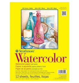 STRATHMORE STRATHMORE WATERCOLOR 9x12 PAPER PAD 12 SHEETS