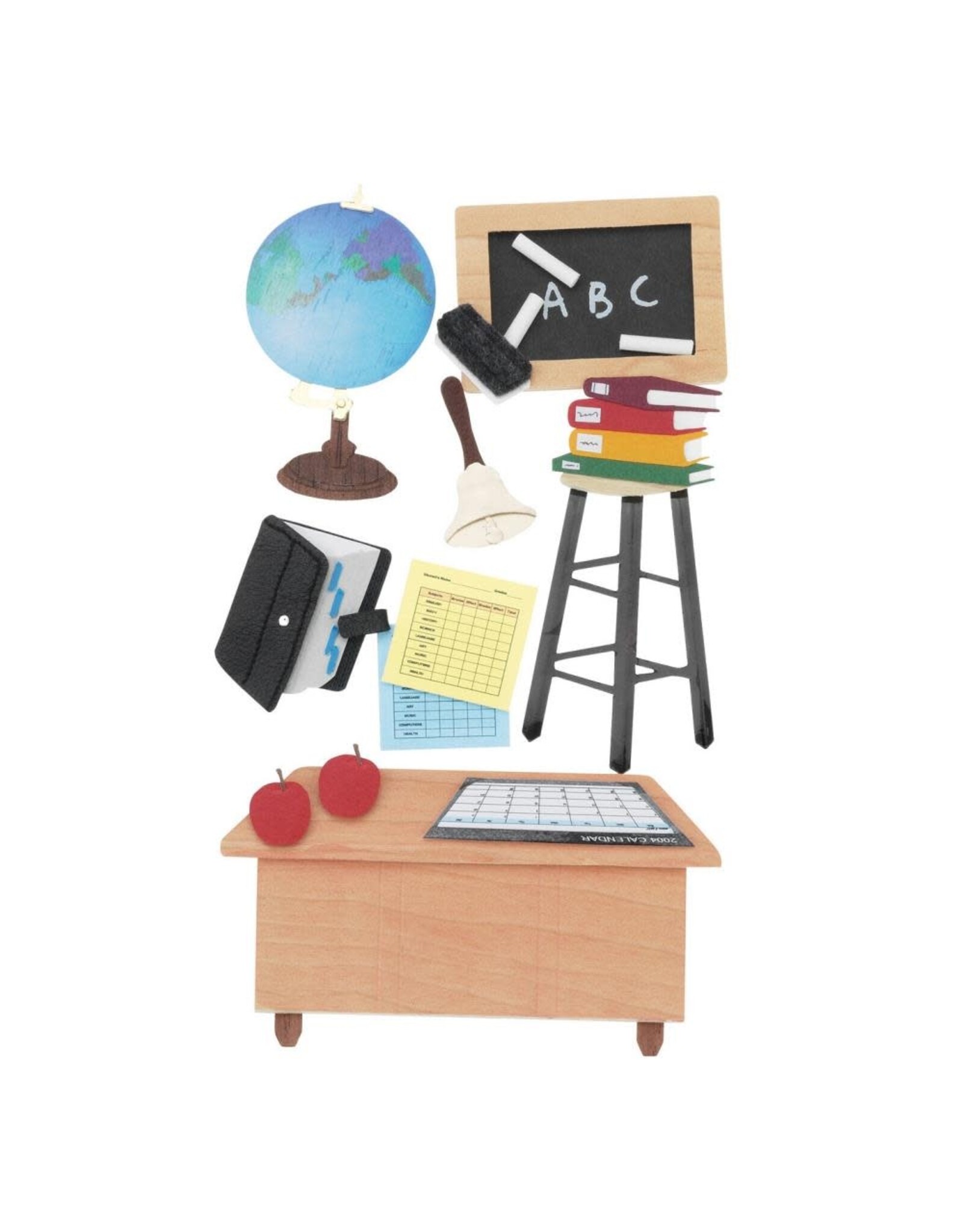 JOLEE’S JOLEE'S LE GRANDE TEACHER DIMENSIONAL STICKERS