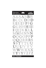 AMERICAN CRAFTS AMERICAN CRAFTS STICKO SILVER FOIL GOUDY ALPHABET STICKERS