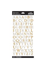 AMERICAN CRAFTS AMERICAN CRAFTS STICKO GOLD FOIL GOUDY ALPHABET STICKERS