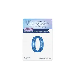 HUNKYDORY CRAFTS LTD. HUNKYDORY MOONSTONE DOTTY INITIALS & NUMBERS 0 DIE