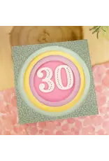 HUNKYDORY CRAFTS LTD. HUNKYDORY MOONSTONE DOTTY INITIALS & NUMBERS 3 DIE