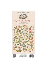 49 AND MARKET 49 AND MARKET VINTAGE ORCHARD 6x12 LASER CUT WILDFLOWERS 92/PK