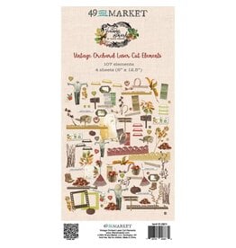 49 AND MARKET 49 AND MARKET VINTAGE ORCHARD 6x12 LASER CUT ELEMENTS 107/PK