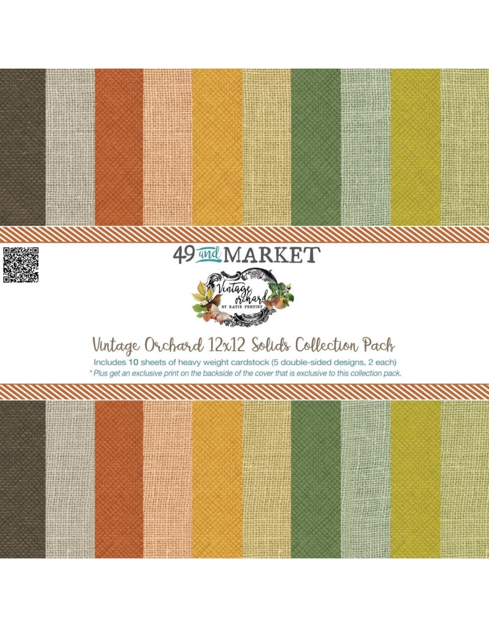 49 AND MARKET 49 AND MARKET VINTAGE ORCHARD SOLIDS 12x12 COLLECTION PACK